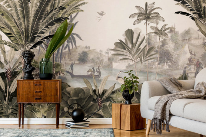 Nature Inspired Wallpaper Murals Fit for A Castle