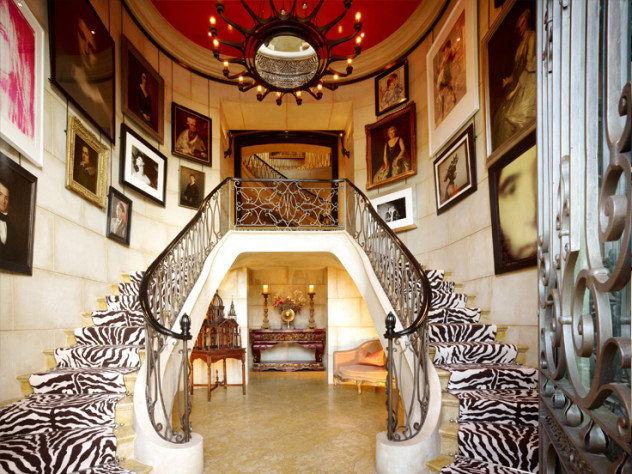 Ken Fulk:: A Glimpse Behind the Magic Curtain #dramatichallways #hallways #kenfulk #zebraprints